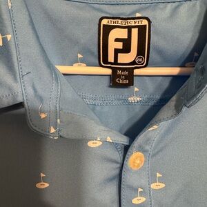 Men's Blue Athletic Fit Shirt